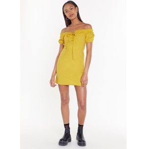 Nast Gal Off-the-Shoulder Dress